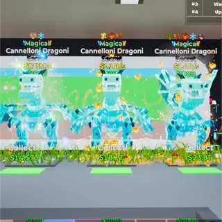 3x Magical Cannelloni Dragoni with traits bundle