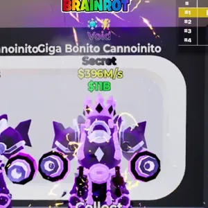 Giga Bonito Cannoinito Void with 2 Traits Fortnite Steal The Brainrot
