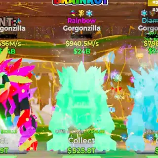 Gorgonzilla Rainbow 3 Traits Fortnite Steal The Brainrot