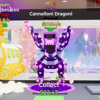 Cannelloni Dragoni Void with 2 Traits Fortnite Steal The Brainrot