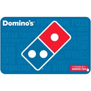 $25.00 Domino's e-Gift Card Auto Delivery
