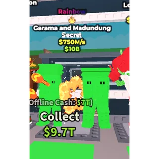 Rainbow garama and madundung 750m/s