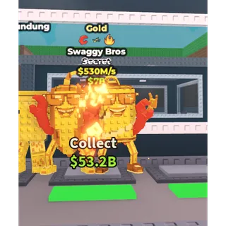gold swaggy bros 530m/s