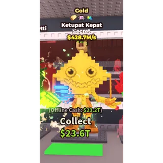 gold ketupat kepat 428.7m/s