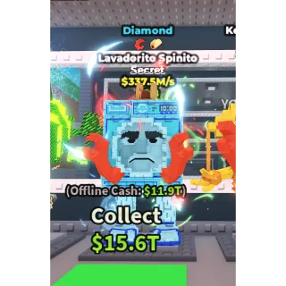 diamond lavadorito spinito 337.5m/s