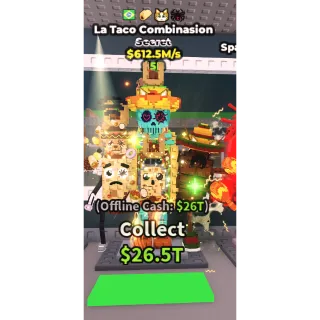 la taco combinasion 612.5m/s