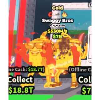 gold swaggy bros 530m/s