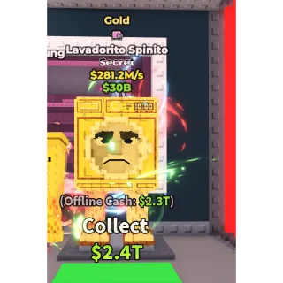 gold lavadorito spinito 281.2m/s