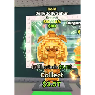 gold Jolly jolly sahur