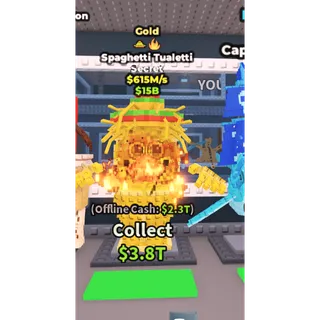 gold spaghetti tualetti 615m/s