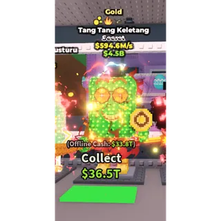 gold tang tang keletang 594.6m/s LUCKY TRAIT 
