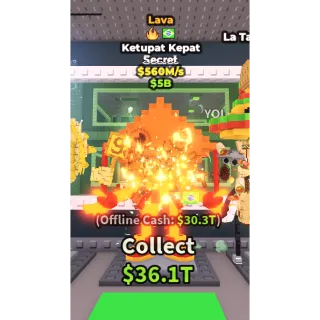 lava ketupat kepat 560m/s