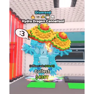 diamond hydra dragon cannelloni 8b/s