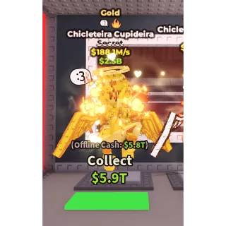 gold CHICLETEIRA CUPIDEIRA 188.1m/s