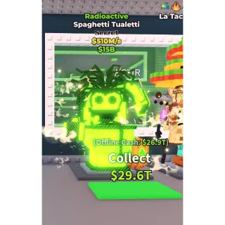 radioactive spaghetti tualetti