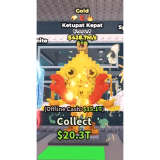 gold ketupat kepat 428.7m/s