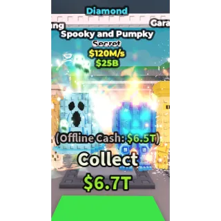 diamond spooky and pumpky 