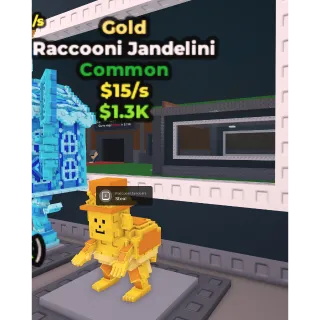 gold raccooni Jandelini