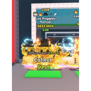 gold los puggies 622.5m/s