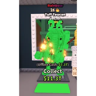 rainbow tuff toucan 520m/s