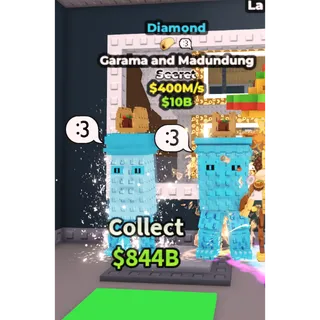 diamond garama and madundung 400m/s