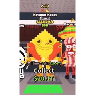 gold ketupat kepat 358.7m/s