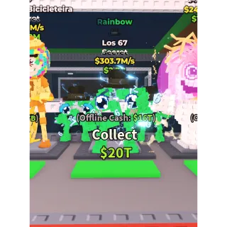 rainbow los 67 303.7m/s