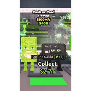 cash or card 100m/s