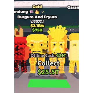 gold burguro and fryuro 2.1b/s
