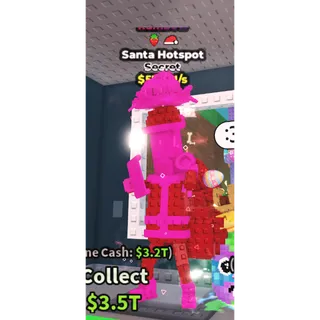 rainbow santa hotspot with santa hat and strawberry  mutation 