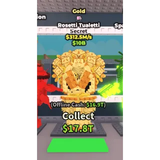 gold rosetti tualetti 312.5m/s