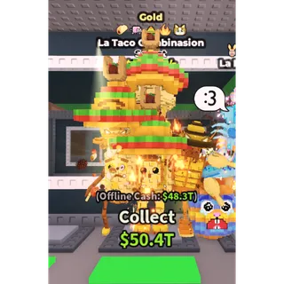 gold la taco combinasion 845m/s meowl mutation 