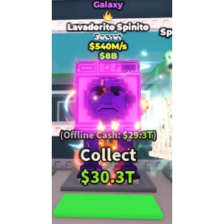 Galaxy lavadorito spinito 540m/s