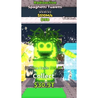 radioactive spaghetti tualetti 510m/