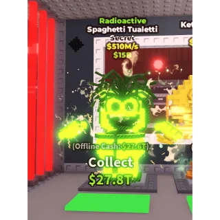 Radioactive Spaghetti tualetti 510m/s