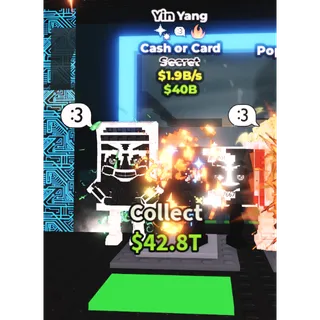 YIN YANG CASH OR CARD 1.9B/S