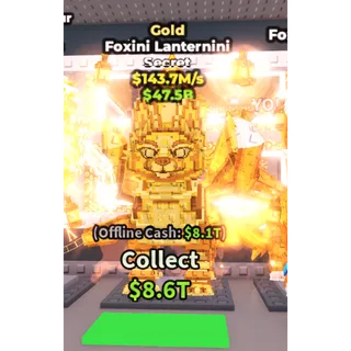 gold foxini lanternini