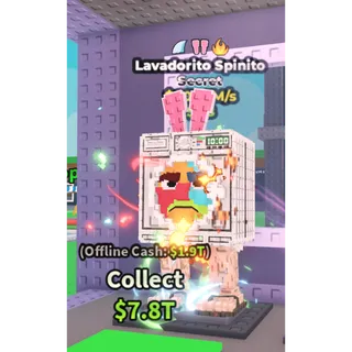 lavadorito spinito 607.5m/s