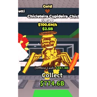 Chicleteira cupideira gold 