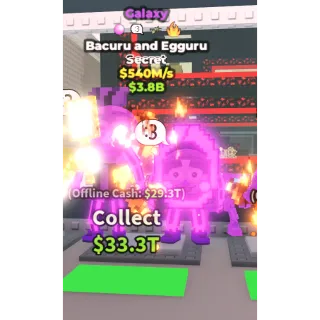 galaxy bacuru and egguru 540m/s