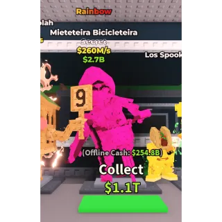 Mieteteira Bicicleteira rainbow 260m/s