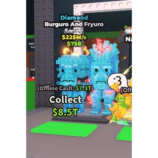 diamond burguro and fryuro  225m/s