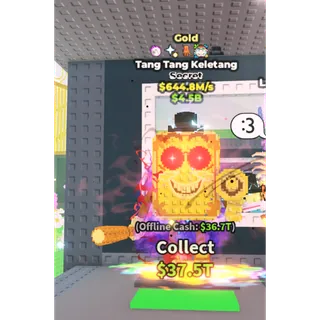 gold tang tang keletang 644.8m/s