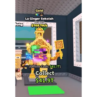 gold la ginger sekolah 768.7m/s