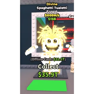 Divine spaghetti tualetti 600m/s