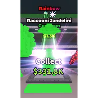 rainbow raccooni jandelini 