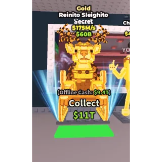 gold reinito sleighito 