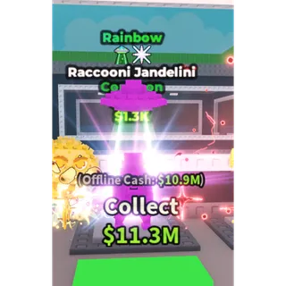 rainbow raccooni jandelini 