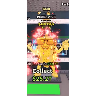 gold chillin chili 418.7m/s
