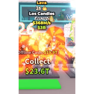 lava los candies 368m/s